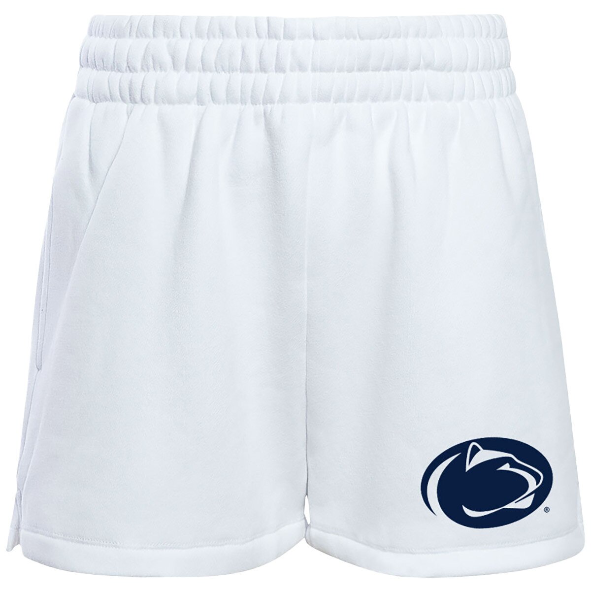 white women's Hype and Vice shorts with Penn State Athletic Logo